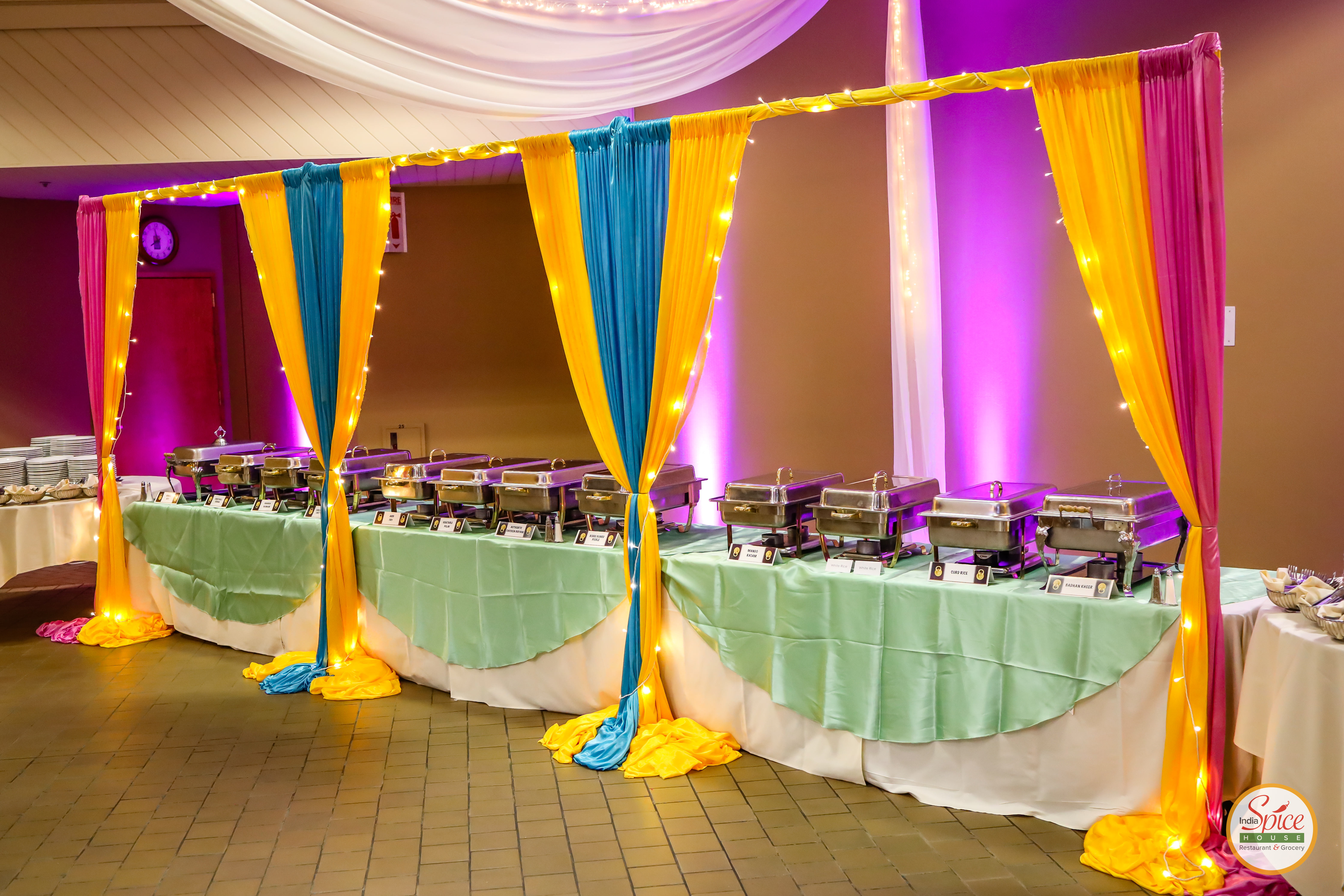 India Spice House catering presentation